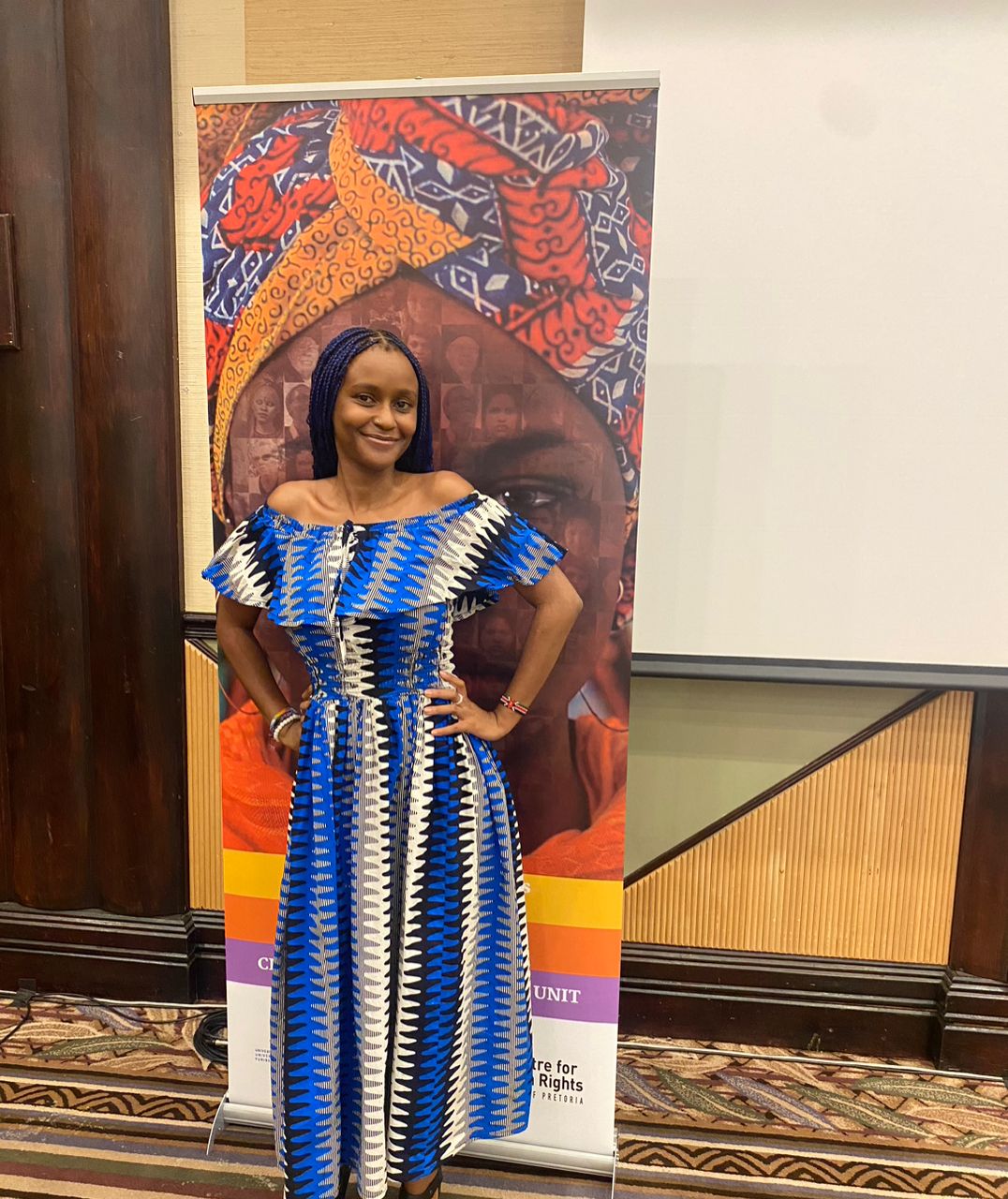 RJN representative at an advocacy event