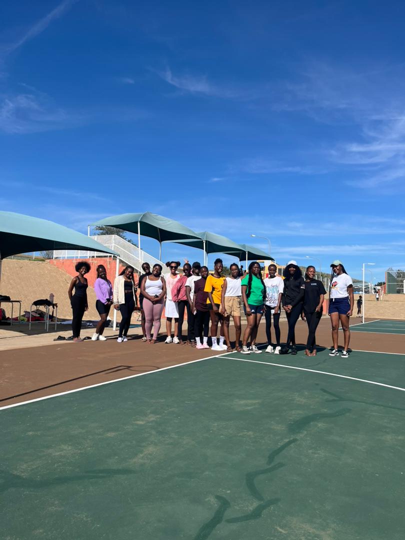Outdoor group photo during youth outreach