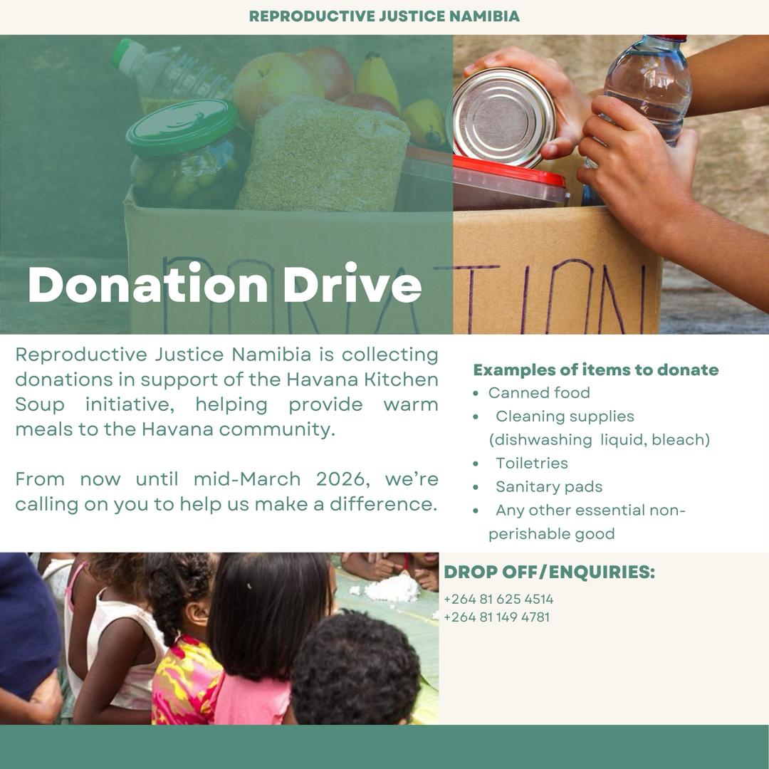 RJN donation drive poster